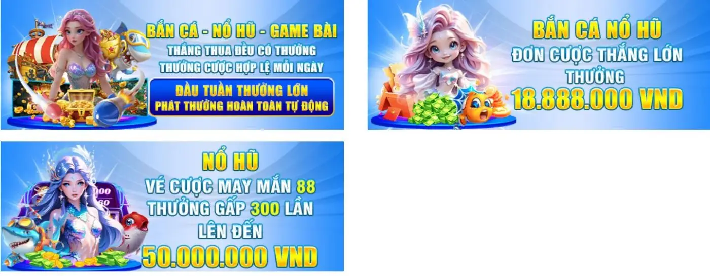 Khuyến mãi Vin777 - nổ hũ - game bài